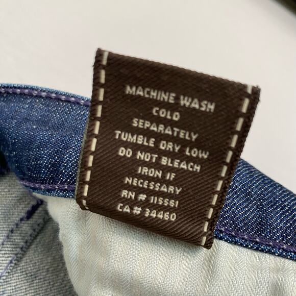 7 For All Mandkind Gwenevere Jeans Womens 28 Medium Wash Super Skinny - Picture 9 of 9